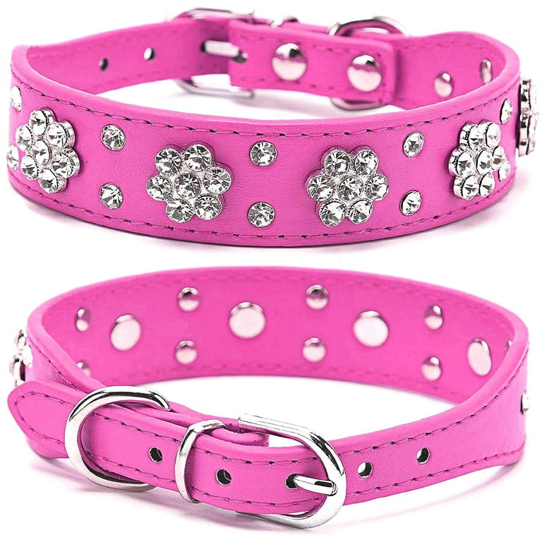 SMALL-SIZE DOG & CAT COLLAR - PINKY WHITE