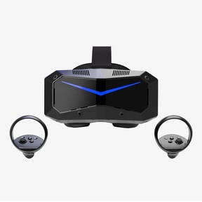 Pimax Crystal Super PCVR Headset - Ultra Wide 50 PPD, 3840x3840 Per Eye Ultra-clear Resolution, 140° HFOV, Lightweight, for Flight / Racing Sim & other VR Gamings