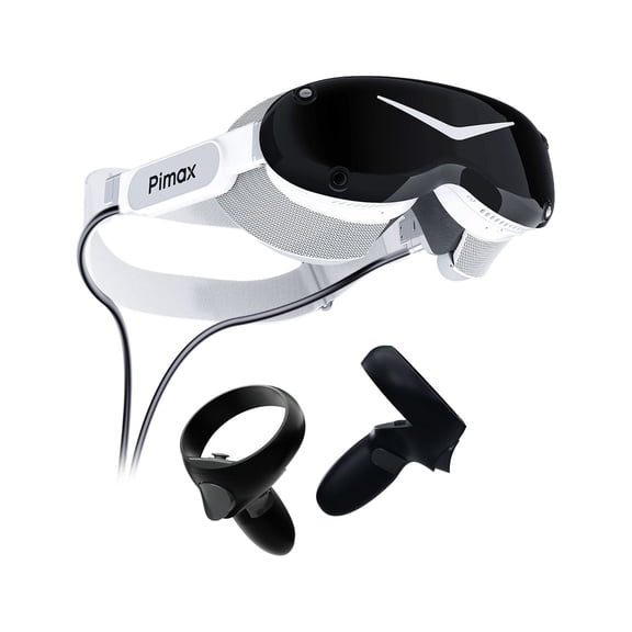 Pimax Dream Air SLAM PCVR Headset, 8K Sony Micro-OLED, 38403552 per Eye, 110 FOV, ConcaveView Pancake Optics, Eye & Hand Tracking, 6DOF Controllers