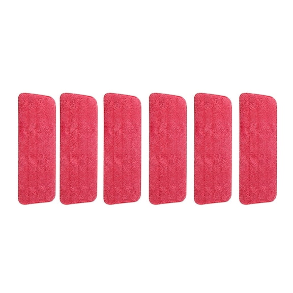 Pimea 6 Pack Thick Microfiber Spray Mop Replacement Pads, Universal Fit, Super Absorbent for All Hard Floors