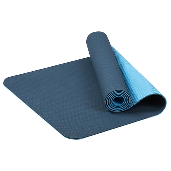 Pimea Performance Yoga Mat, Made of Durable TPE, 72"x24"x8MM Thick, Blue