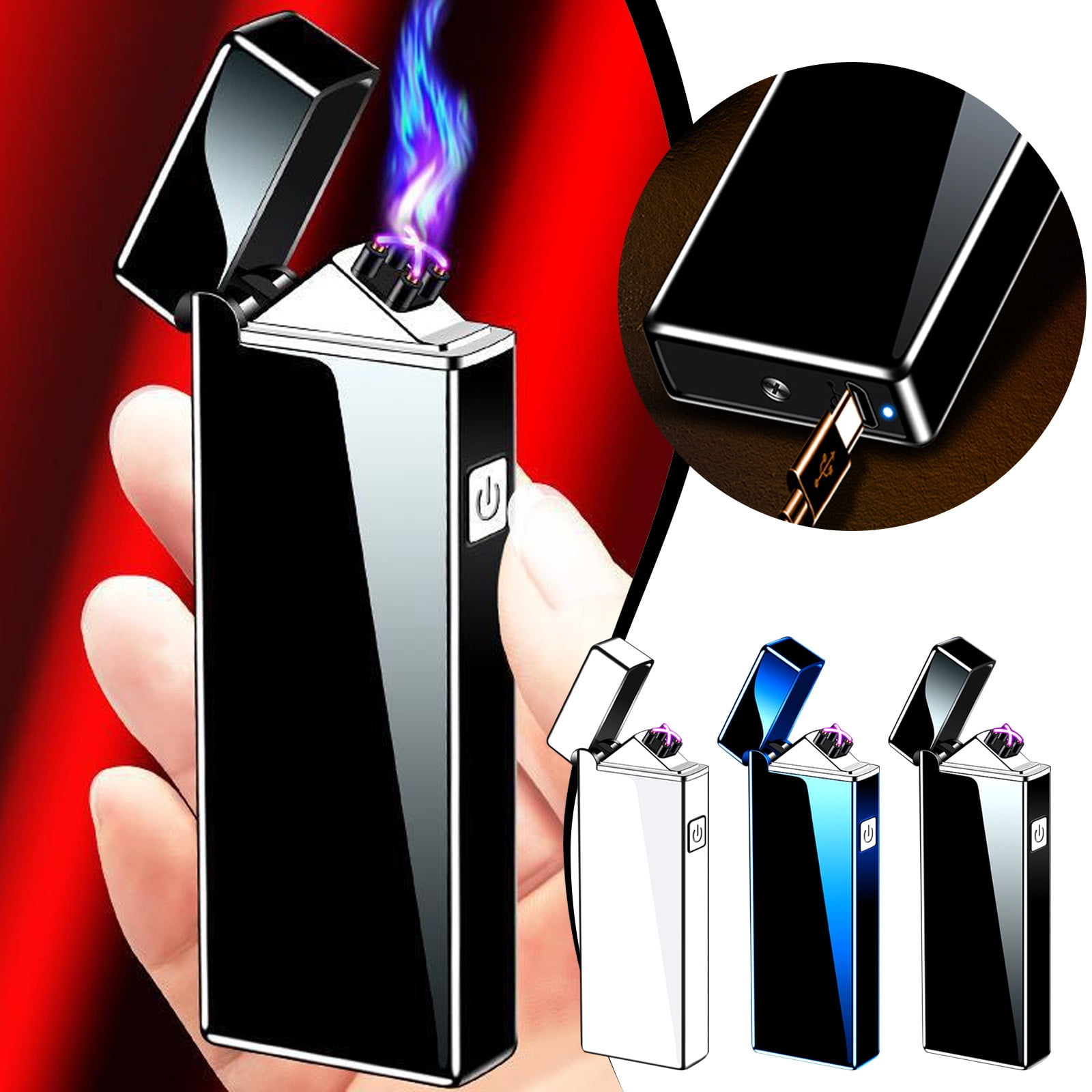 Pimelu Outdoor Lighter Electric Lighters USB RechargeableFlameless