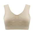 thumbnail image 1 of Pimelu Sports Bras for Women Bras for Women Plus Size Comfort Stretchy Push up Bralettes Underwear Ladies Girls Yoga Workout Seamless Compression Bras, 1 of 4