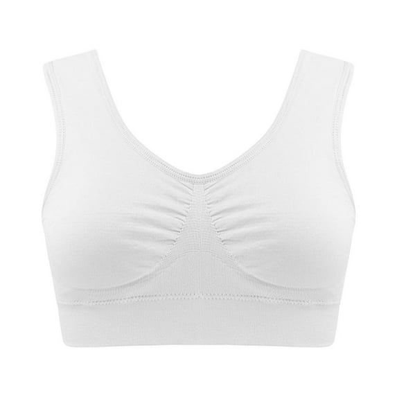 Pimelu Sports Bras for Women Bras for Women Plus Size Comfort Stretchy Push up Bralettes Underwear Ladies Girls Yoga Workout Seamless Compression Bras