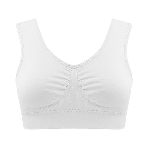 Pimelu Sports Bras for Women Bras for Women Plus Size Comfort Stretchy Push up Bralettes Underwear Ladies Girls Yoga Workout Seamless Compression Bras