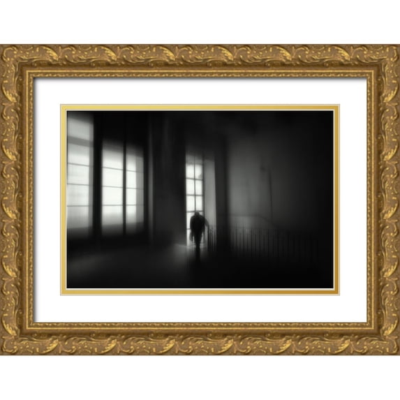Pimenta, Jorge 24x17 Gold Ornate Wood Framed with Double Matting Museum Art Print Titled - So Much And So Little