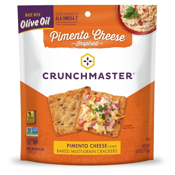Crunchmaster Pimento Cheese Crackers 4.0 oz