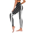 thumbnail image 1 of Pimfylm 4th of July Yoga Leggings for Women Stretch High Waist Gym Tight Pant Independence Day Print Trouser(Grey,M), 1 of 5