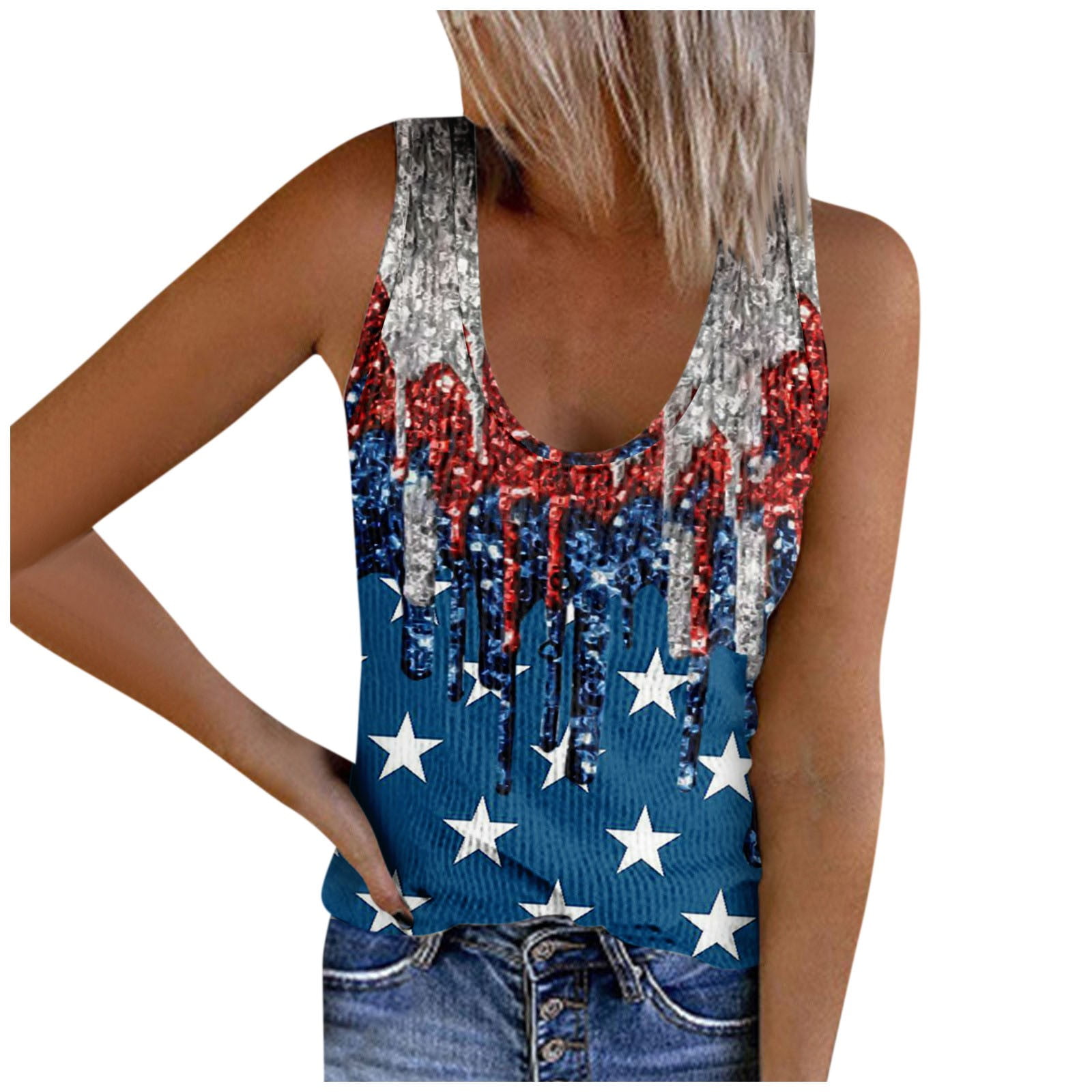 4th of july sleeveless shirts