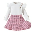thumbnail image 1 of Pimfylm Baby Girl Clothes Fall Winter Outfits,Valentine's Day Children's Clothing Baby And Girl's Sweet LOVE Sequin Embroidered Sweatshirt And Pants Set, 1 of 8