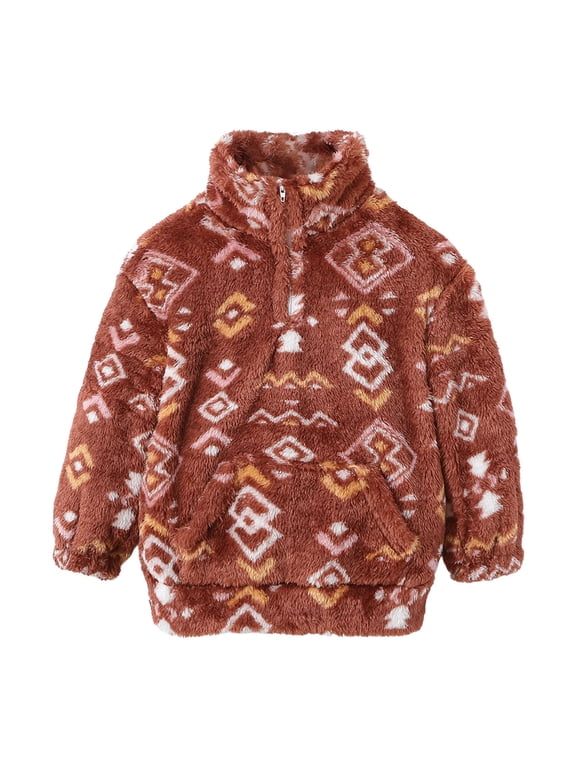 Boys Girls Fall Winter Sweatshirts,Toddler Boys Girls Patchwork Colour Cartoon Bear Print Sweater Long Sleeve Warm Knitted Pullover Knitwear Tops Sweater