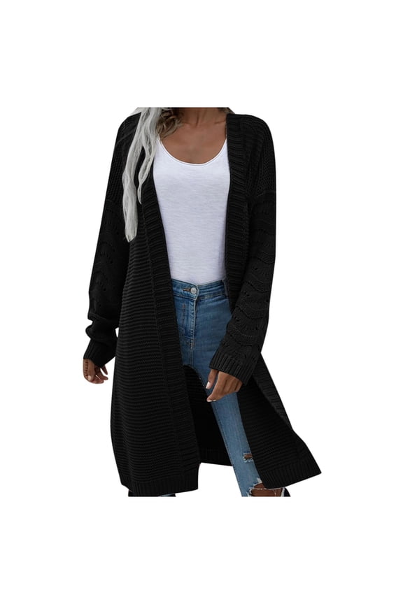 Cardigan For Women Summer Sheer Coat For Women Black L