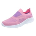 thumbnail image 1 of Pimfylm Lug Sole Loafers For Women Loafers for Women Slip On Comfortable Round Toe Casual Fashion Flats Driving Shoes Red 9, 1 of 5