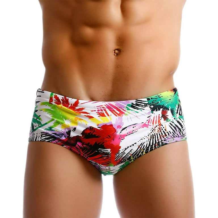Pimfylm Mens Swim Briefs Mens Lace Up Assorted Colors Embarrassing