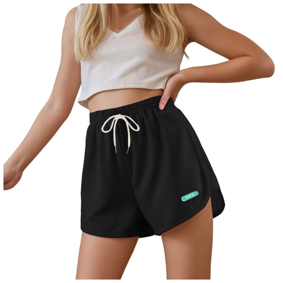 Pimfylm Newborn Girl Bloomer Shorts Girls Flowy Shorts with Spandex Liner V Crossover Athletic Running Shorts with Pockets Kids Butterfly Skorts Black,Size for 6-7 Years