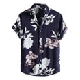 thumbnail image 1 of Pimfylm Short Sleeve Button Up Shirts For Men Men's Short Sleeve Crewneck Pima Cotton T-Shirt Yellow M, 1 of 4