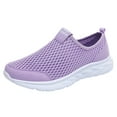 thumbnail image 1 of Pimfylm Sneakers Women Womens Canvas Shoes Low Cut Canvas Sneakers Walking Running Shoes Purple 7, 1 of 5