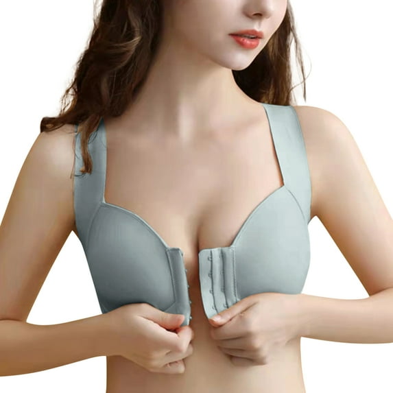 Pimfylm Sports Bras Womens Bras No Underwire Tshirt Bras For Women Grey 36