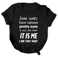 thumbnail image 1 of Pimfylm T Shirts for Women Graphic, Shirts for Women Graphic Vintage Sleeve Tops Fashion Casual Short Printed Crew Neck Summer Tee Blouse Tshirts(Black,L), 1 of 5