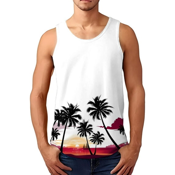 Pimfylm Tank Top For Men Men's One and Only Graphic Tank Top White 3X-Large