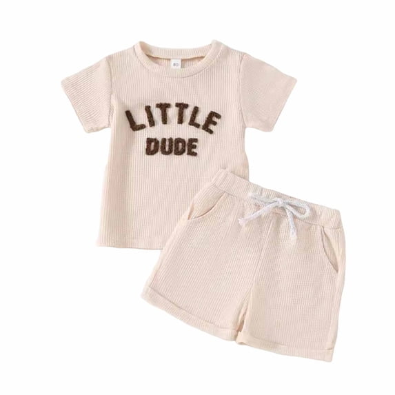 Pimfylm Toddler Baby Boy Summer Outfit,6 Month Baby Boy Clothe Short Sleeve Pocket Tops Shorts Summer Toddler Baby Boy Girl Clothes Set Unisex Outfits Solid Lightweight And Breathable
