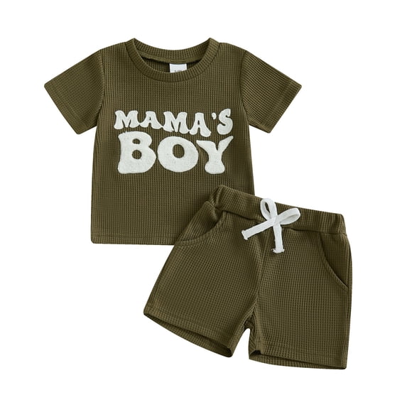Pimfylm Toddler Baby Boy Summer Outfit,6 Month Baby Boy Clothe Short Sleeve Pocket Tops Shorts Summer Toddler Baby Boy Girl Clothes Set Unisex Outfits Solid Lightweight And Breathable