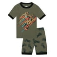 thumbnail image 1 of Pimfylm Toddler Baby Boy Summer Outfit,Designer Pants for Kids Baby Boy Shorts Set Summer Clothes Toddler Bear Embroidery Short Sleeve Lapel T Shirt Shorts Outfit, 1 of 8