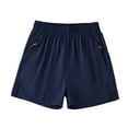 thumbnail image 1 of Pimfylm Tween Boys Clothe Baby Boys Lightweight Cargo Shorts Toddler Pull-On Hiking Shorts for Sports Outdoor with Pockets Size for 12-13 Years,Blue, 1 of 3