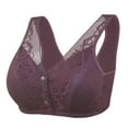 thumbnail image 1 of Pimfylm Underoutfit Bras For Women Women'S Bras Back Bras For Women Dark Purple 46, 1 of 4
