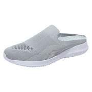 Pimfylm White Sneakers For Women Women's D'Lites Memory Foam Lace-up Sneaker Grey 8