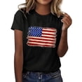 thumbnail image 1 of Pimfylm Summer Tops for Women 2024, Short Sleeve T Shirts for Women Crew Neck Side Split Tunic Tops Casual Summer Shirts(Black,XL), 1 of 5
