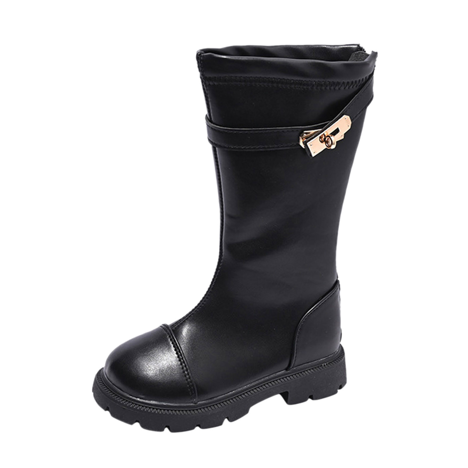 Pimfylm Women Midcalf Cowboy Boots Fringe Cowgirl Boots Metallic