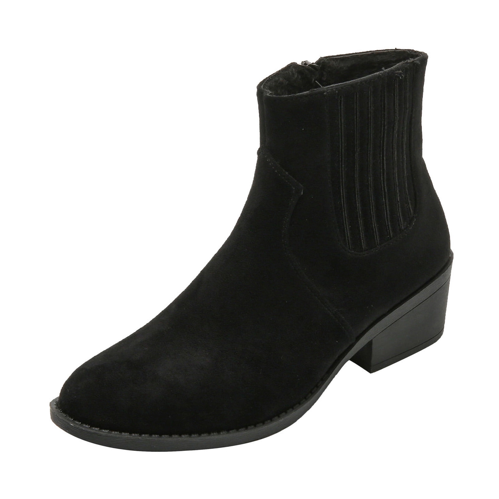 Pimfylm Women Midcalf Cowboy Boots PullUp Embroidered Sparkly Glitter