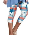 thumbnail image 1 of Pimfylm Womens Leggings for Women Tall Ladies' Fourth of July Printed Sports Leggings Yoga Pants Straight Leg Yoga Pant(Blue,XL), 1 of 5