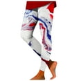 thumbnail image 1 of Pimfylm Womens Leggings for Women Tall Ladies' Fourth of July Printed Sports Leggings Yoga Pants Straight Leg Yoga Pant(White,S), 1 of 5