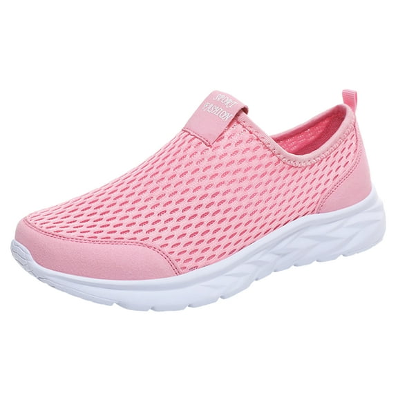 Pimfylm Womens Shoes Sneakers Women's Shoes Hidden Wedges 5.5cm Fashion Sneakers Ankle Boots Bootie Platform Heel High Top Casual Sports Pink 9