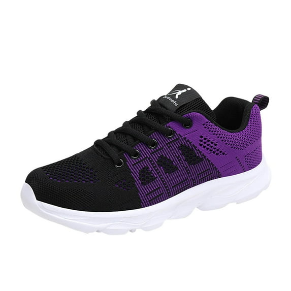 Pimfylm Womens Sneakers Women's Slip On Sneakers, Casual Everyday Shoes with Drop-in Heel Purple 9