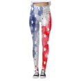 thumbnail image 1 of Pimfylm Yoga Pants for Women High Waist Stretchy Independence Day Leggings Tummy Control Casual Trendy American Flag Printed(Hot Pink,S), 1 of 6