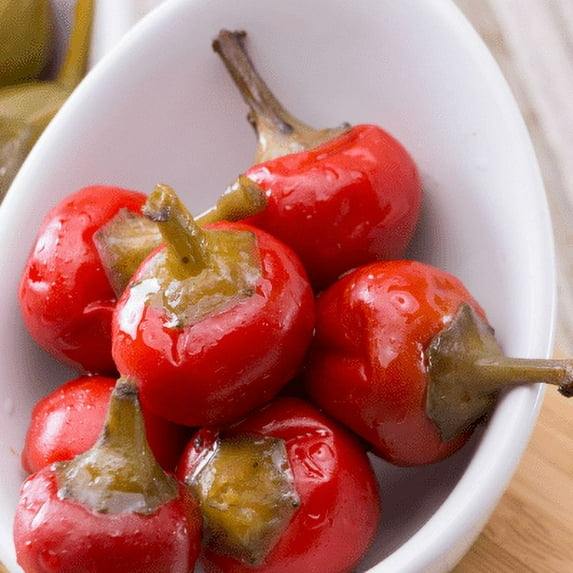 Pimiento Pepper | Two Live Garden Plants | Non-GMO, Sweet, Small Fruits, High Yield