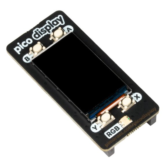 Pimoroni PIM543 Pico Display Pack 1.14" IPS LCD screen for your Raspberry Pi Pico,with four useful buttons and a RGB LED
