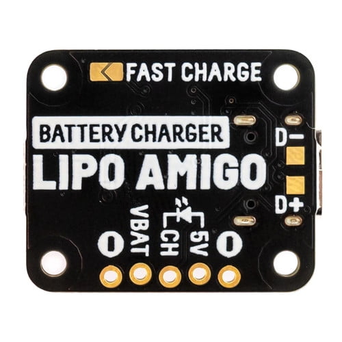 Pimoroni PIM611 LiPo Amigo (LiPo/LiIon Battery Charger)  LiPo Amigo, convenient USB-C