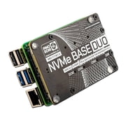 Pimoroni PIM704 NVMe Base Duo for Raspberry Pi 5 M.2 HAT PCIe Extension Board M.2 2230 to 2280 Supported