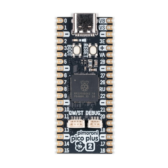 Pimoroni PIM724 RP2350 microcontroller with 16MB of flash memory, 8MB of PSRAM, USB-C, Qw/ST