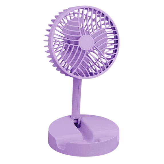 Pimoxv 8" USB Rechargeable Pedestal Fan Purple