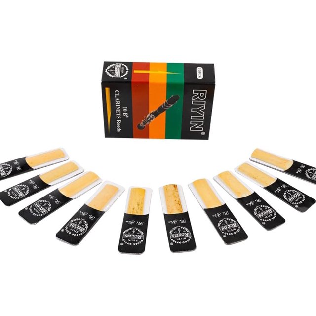 Pimoys 10 Pack Reeds, Strength 3, with Individual Portable