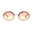 thumbnail image 1 of Pimp Rhinestone Frame Oval Rimless Metal Rim Sunglasses Gold Orange Yellow, 1 of 4
