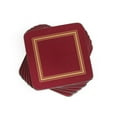 thumbnail image 1 of Pimpernel Classic Coasters Set of 6 Burgundy, 1 of 5