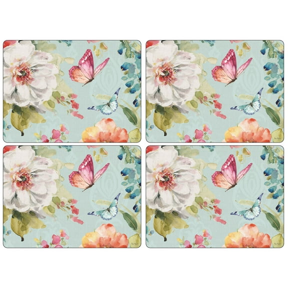 Pimpernel Colorful Breeze Cork-Backed Board Placemats, 15.7 X 11.7", Set of 4