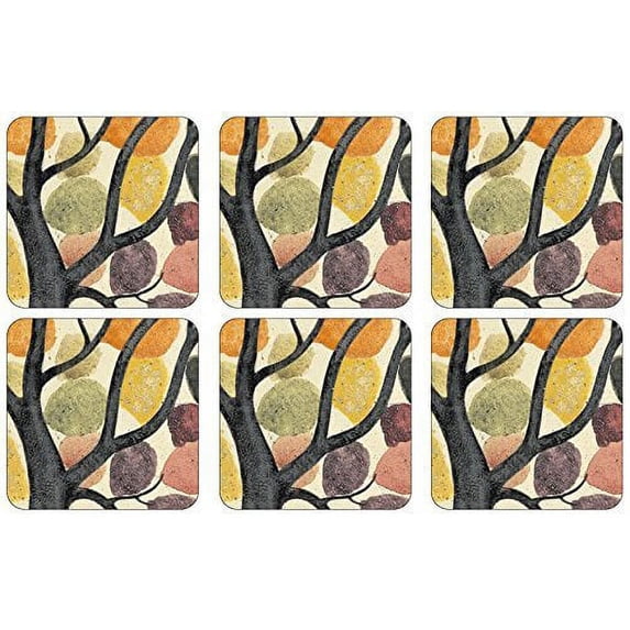 Pimpernel Dancing Branches Coasters - Set of 6