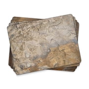 Pimpernel Earth Slate Cork-Backed Board Placemats, Set of 4